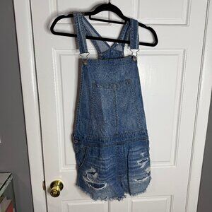 American Eagle Overall Shorts - Large